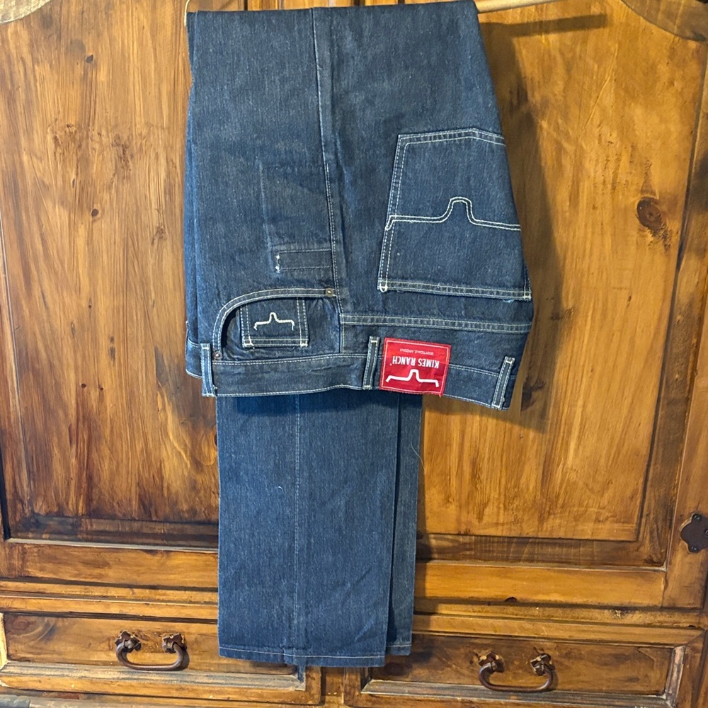 Kimes Ranch Men's Dark Blue Relaxed Jeans